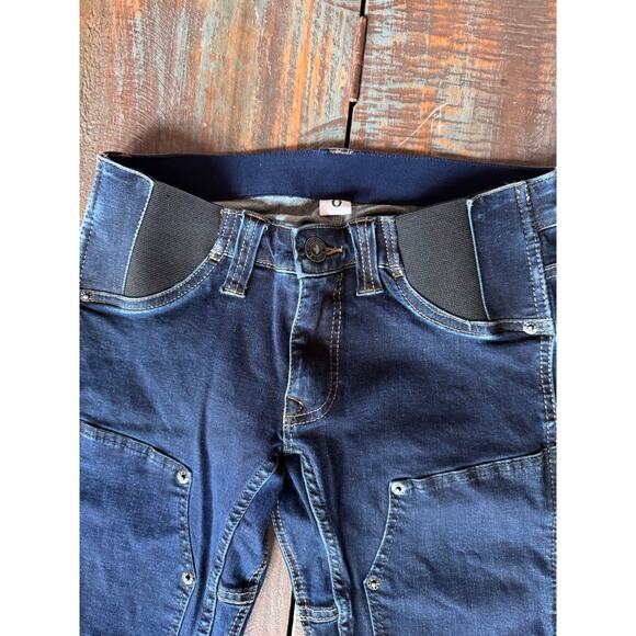 Dark Blue Women's Jeggings - Picture 2 of 7